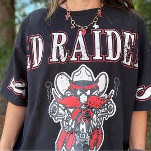 Women's Black Graphic Tee